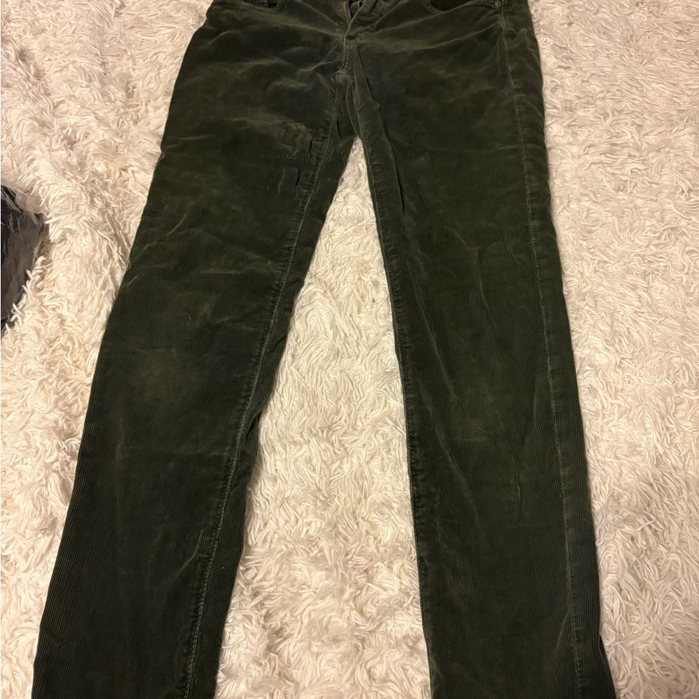 Olive Green Corduroy Pants